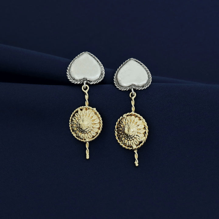 Viviana Dual Tone Earring