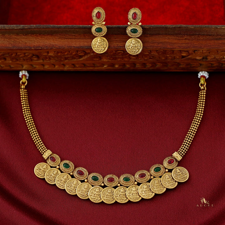 Bhaswati Kashi Lakshmi Neckpiece With Earring