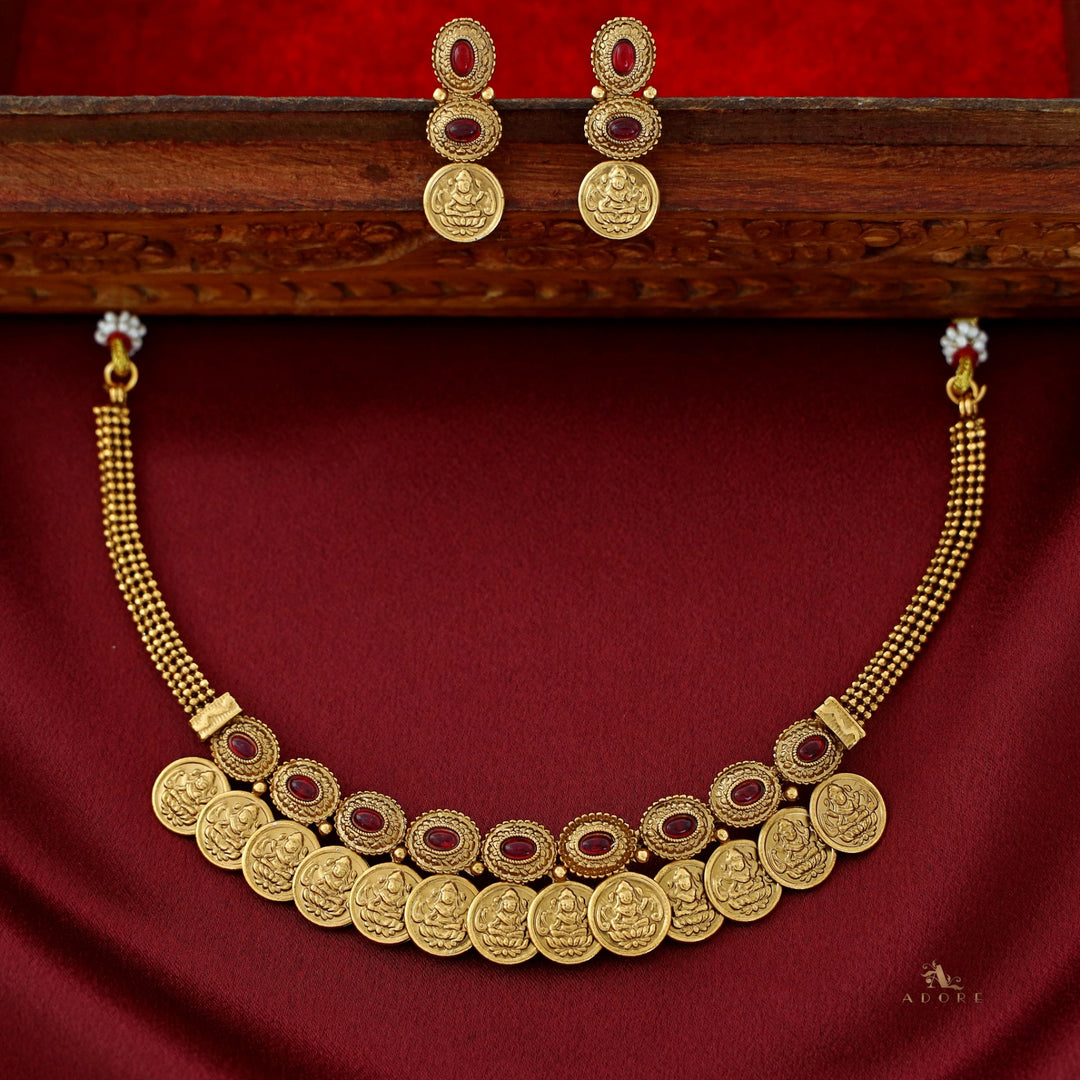 Bhaswati Kashi Lakshmi Neckpiece With Earring