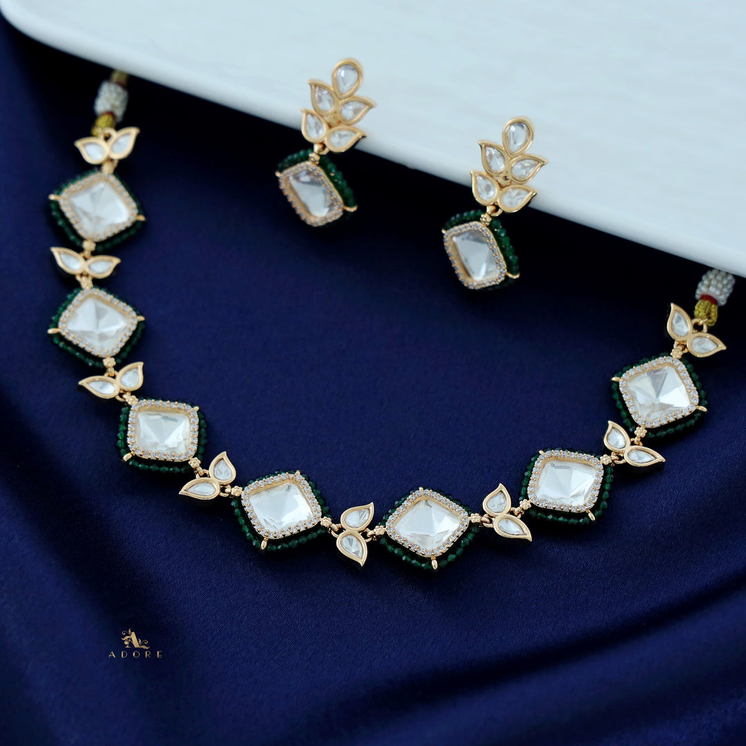 Nihara Kundan Choker With Earring