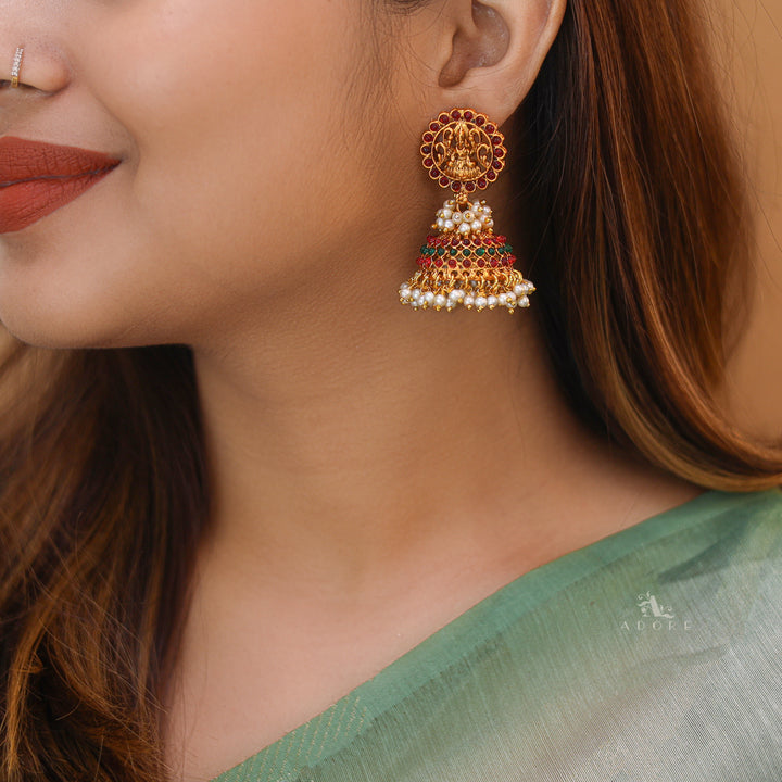 Aishwarya Lakshmi Pearl Jhumka