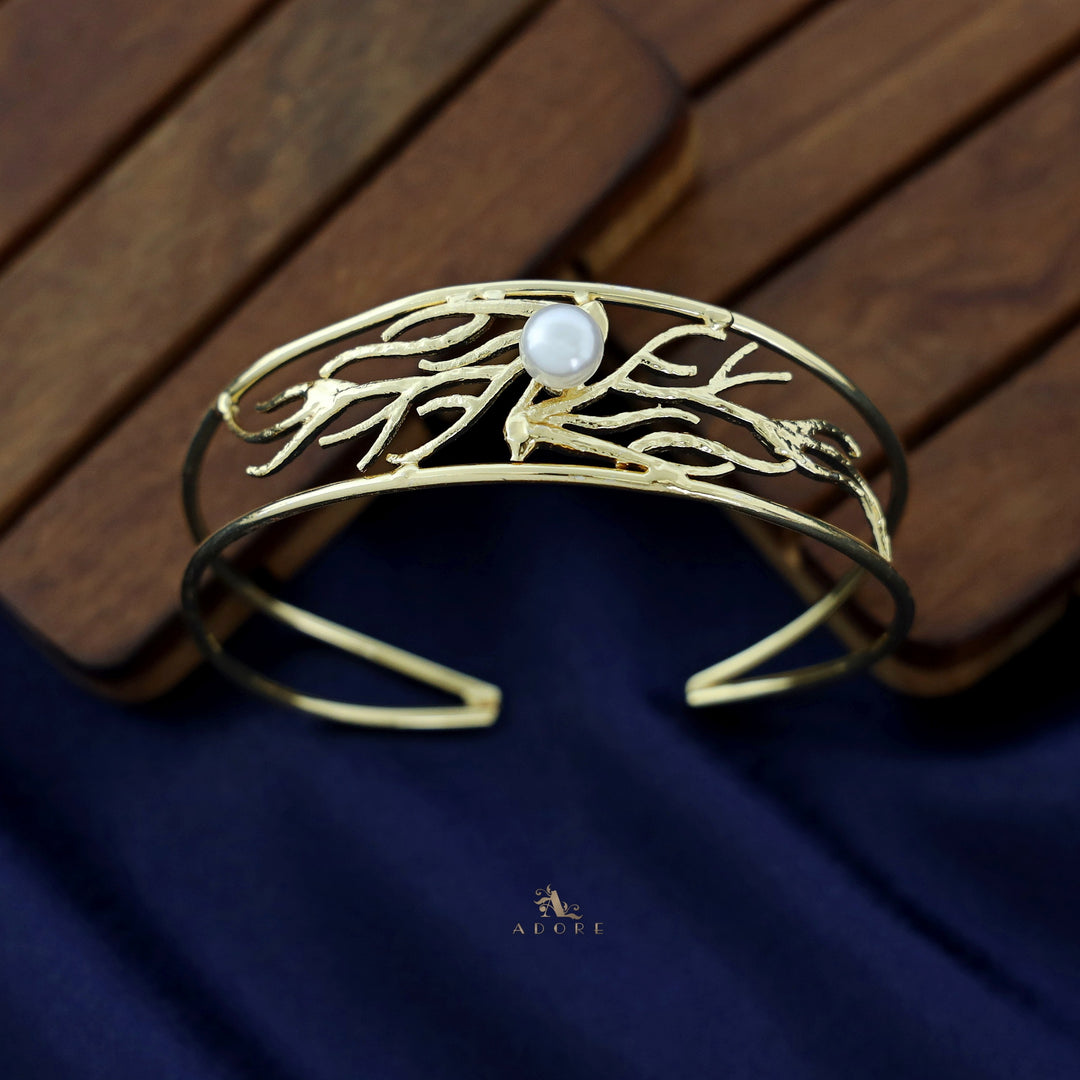 Dakshata Golden Pearl Bangle