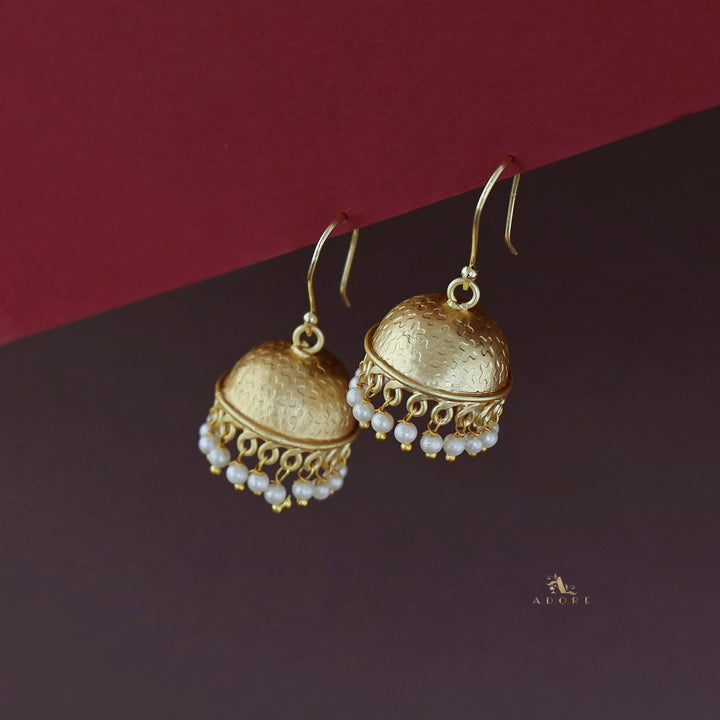 Golden Jhumka Drop