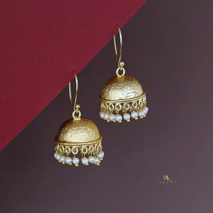 Golden Jhumka Drop