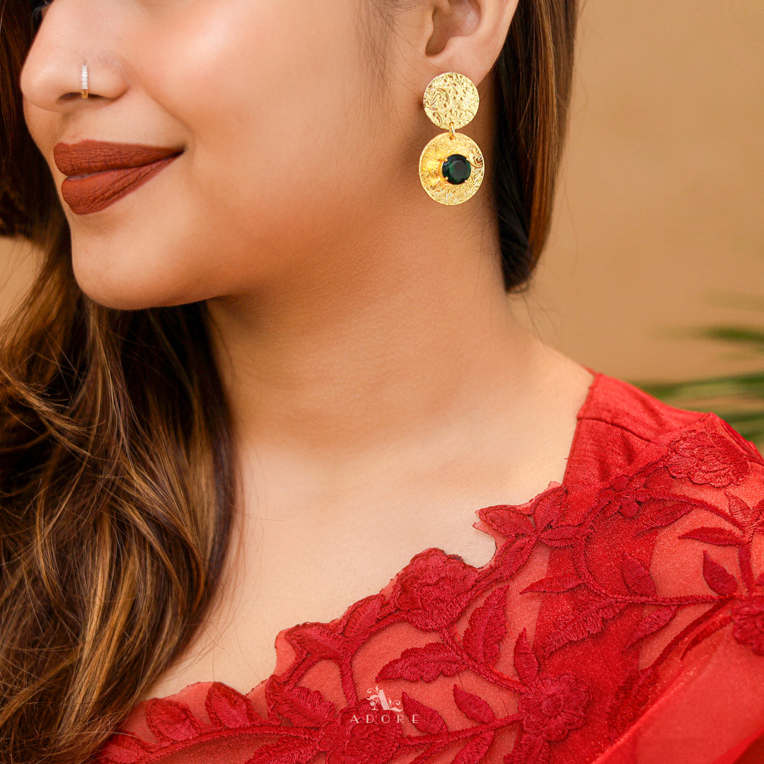 Evani Glossy Circle Earring