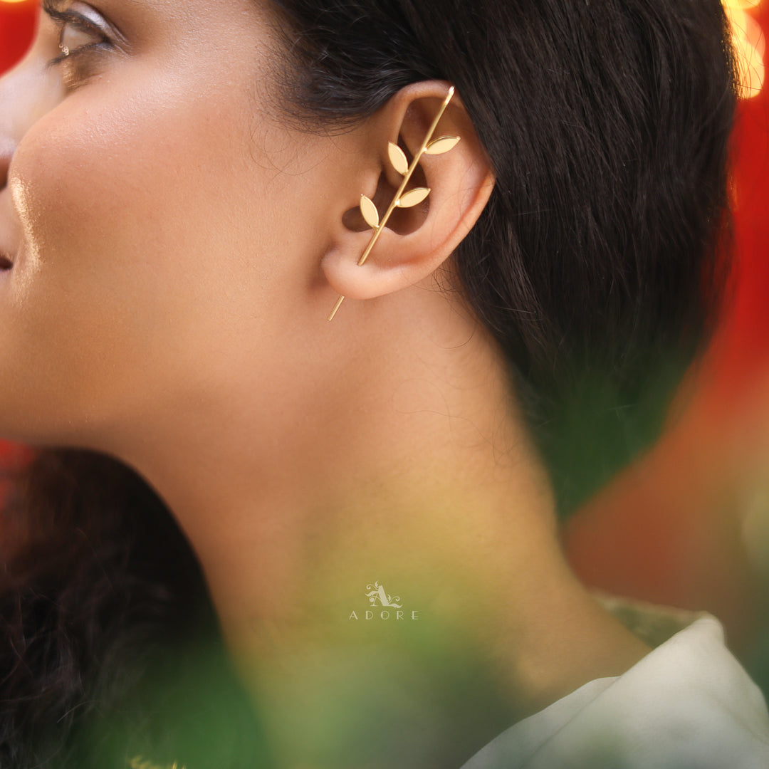 Liya Golden Ear-Cuff (Single piece)