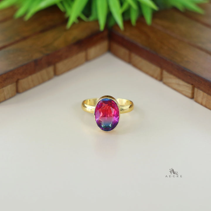 Glossy Oval Ring