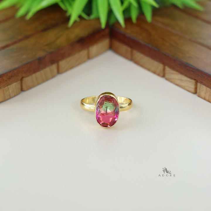 Glossy Oval Ring