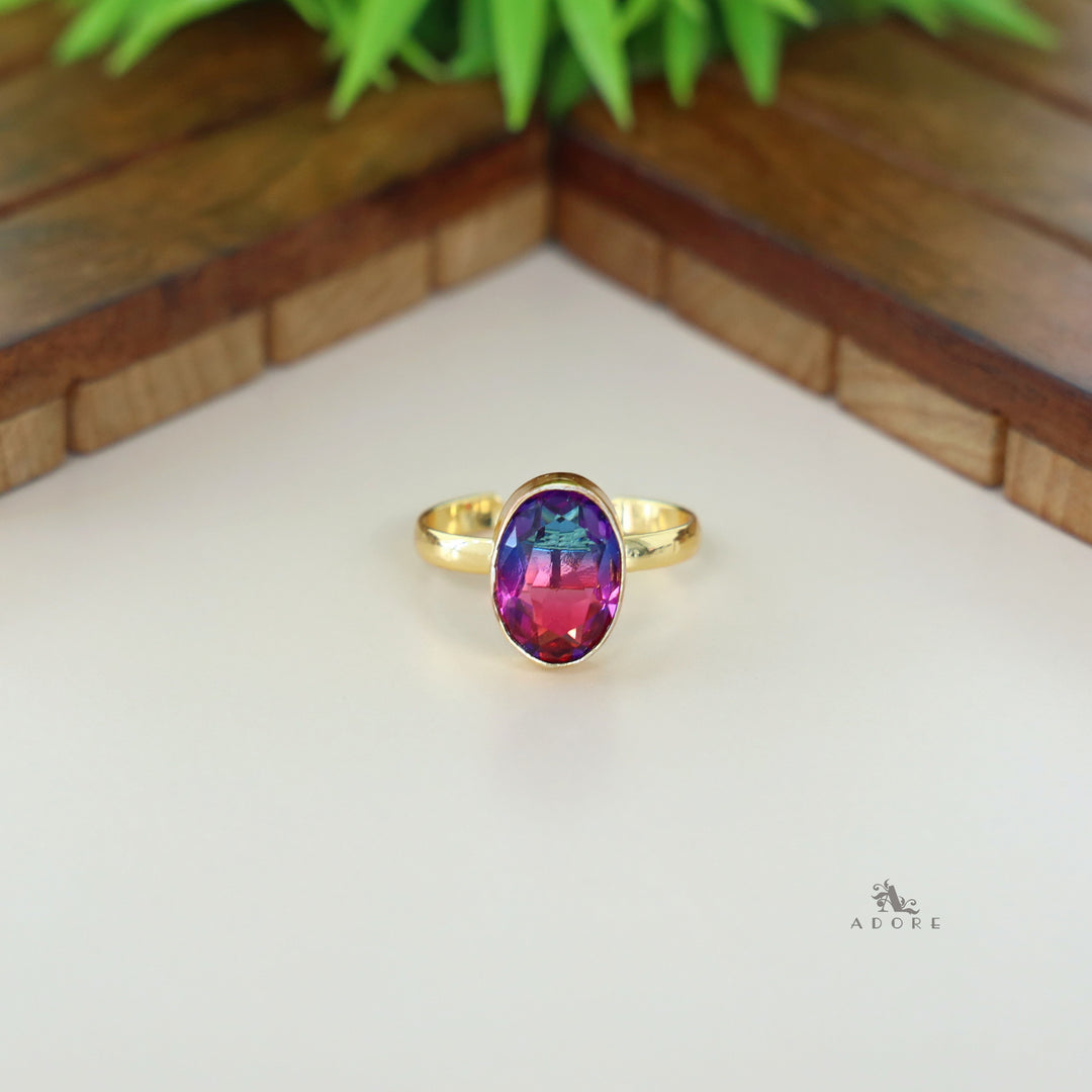 Glossy Oval Ring