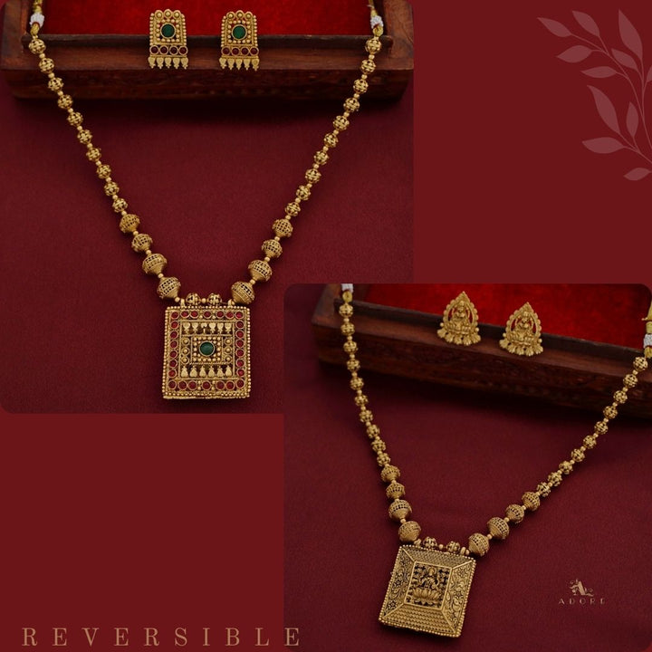 Avantini Reversible Neckpiece With Earrings