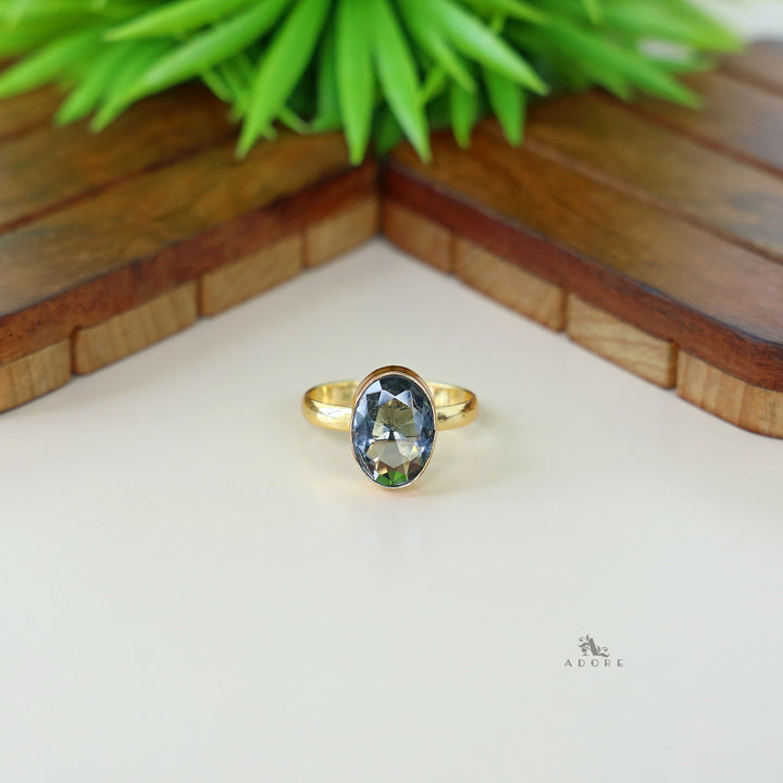 Glossy Oval Ring