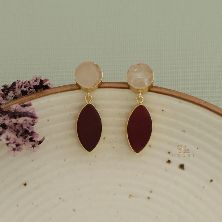 Drucilla Raw Stone Earring