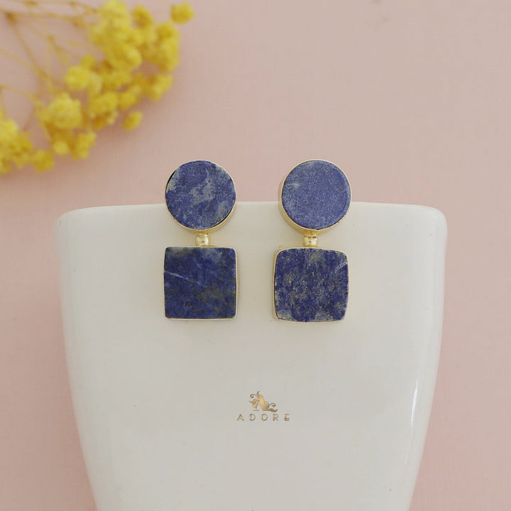 Round & Square Earring