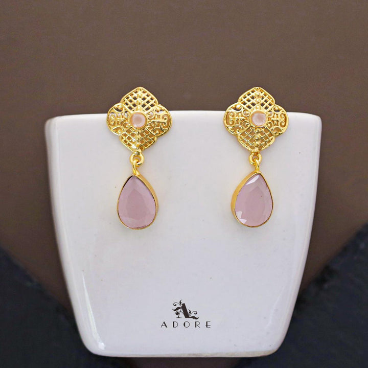 Golden Ryna Glossy Drop Earring