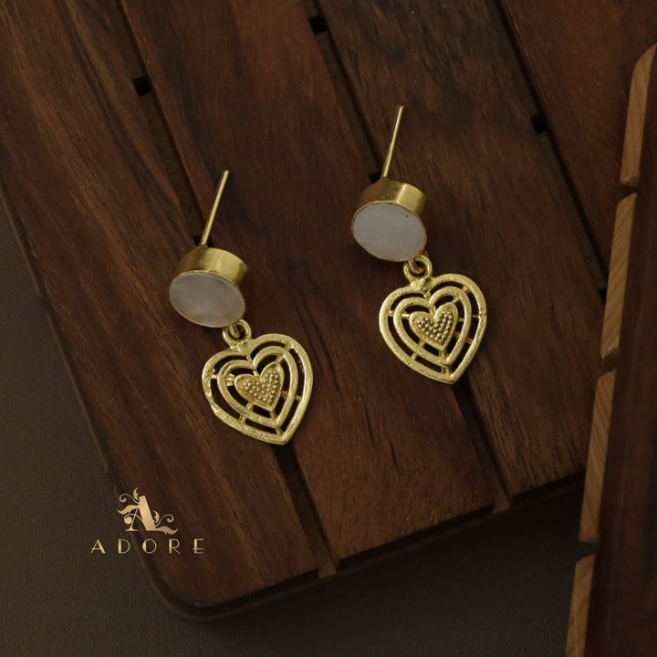 MOP Heart Earring