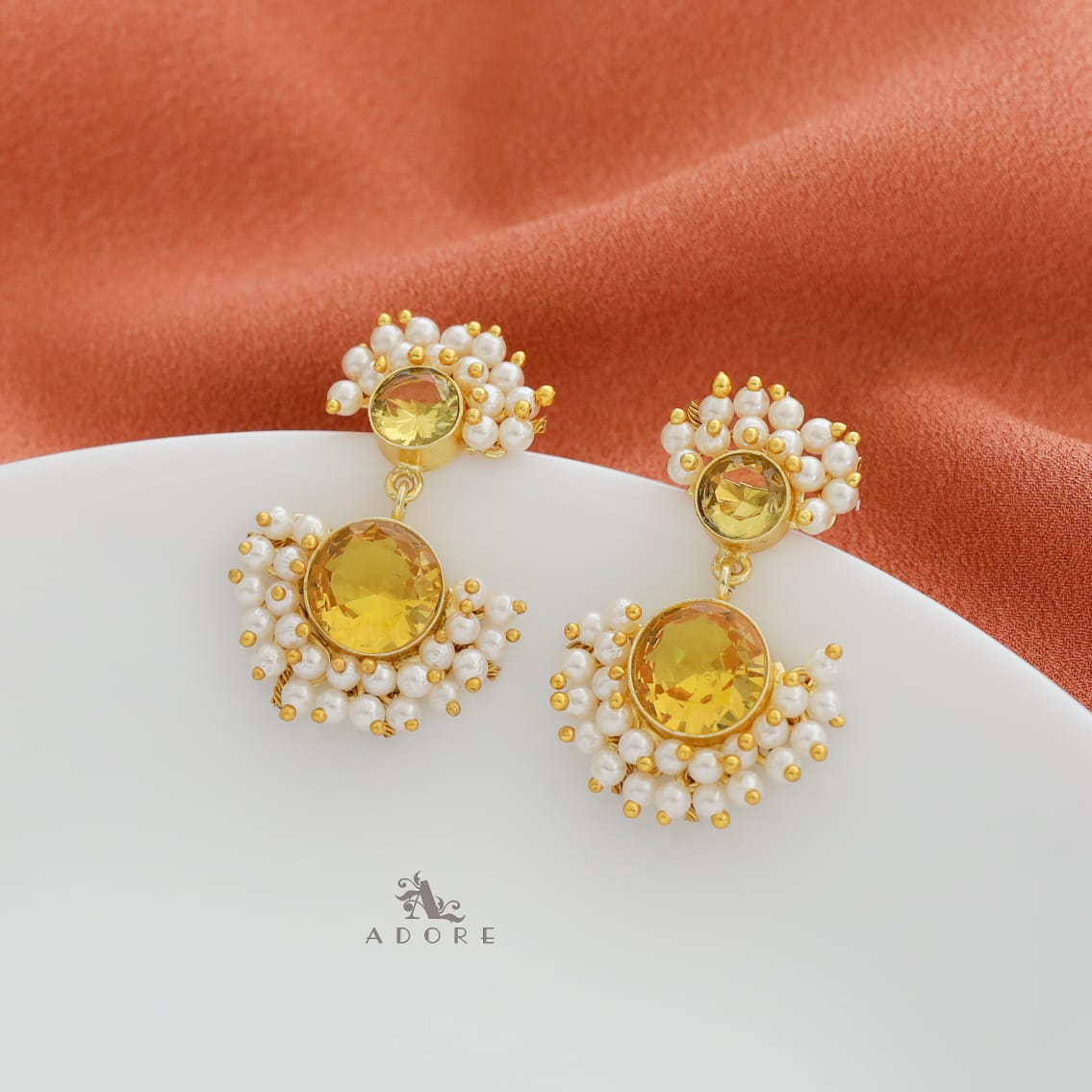 Yellow Colour Earrings Online 2024 | towncentervb.com