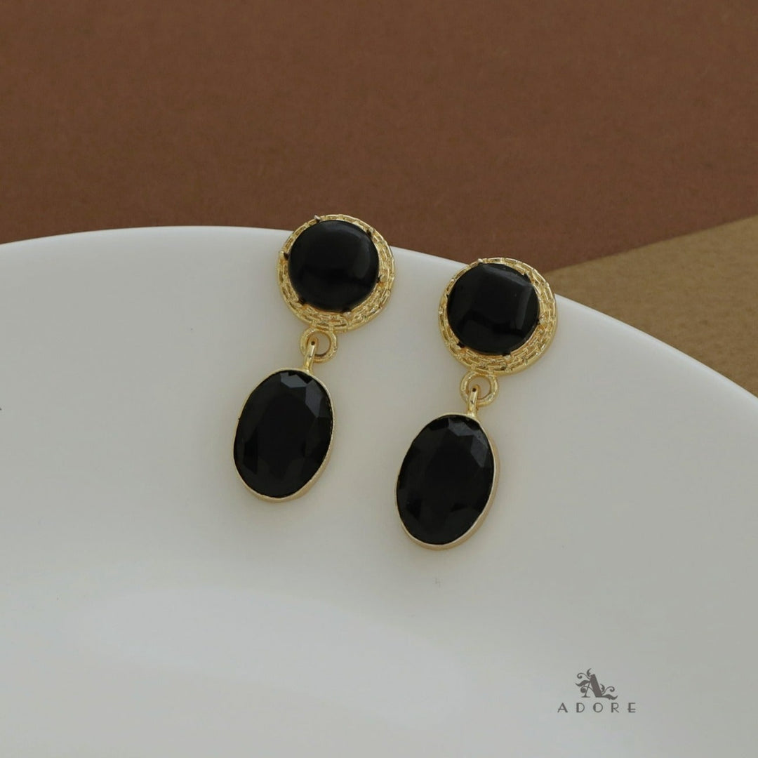 Rhosyn Round And Oval Glossy Earring