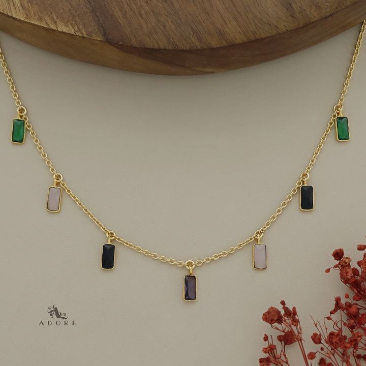 Bhoomika Rectangle Short Neckpiece