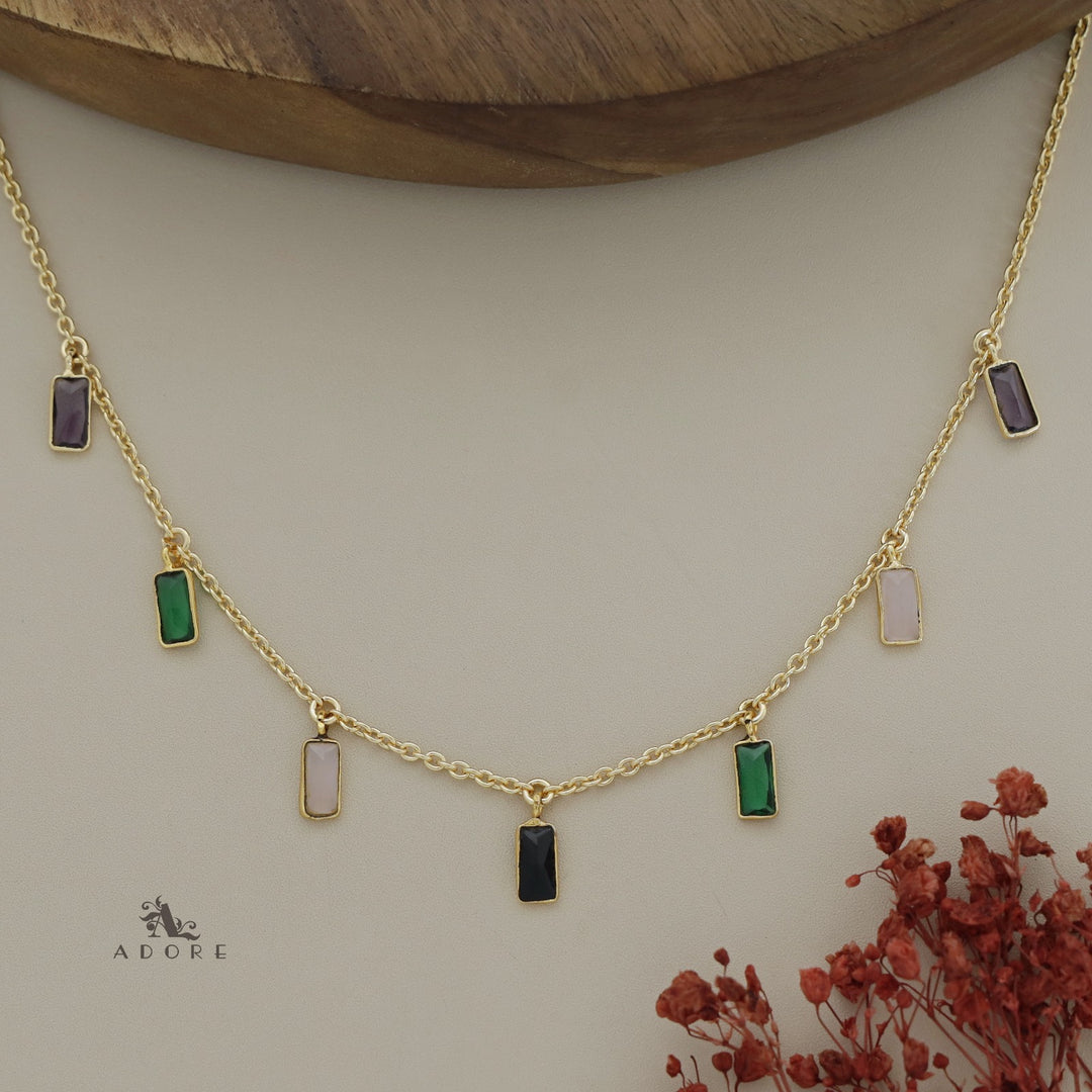 Bhoomika Rectangle Short Neckpiece