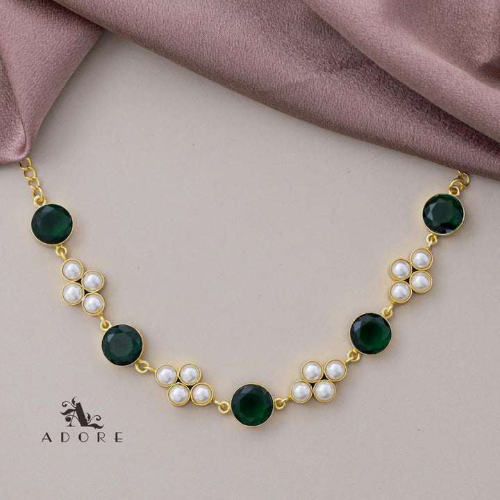 Hani Glossy Round Tetra Pearl Choker