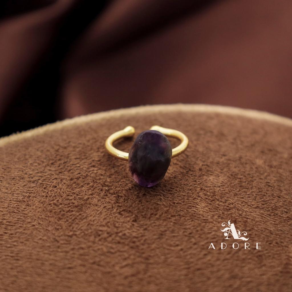 Mawar Raw Stone Ring