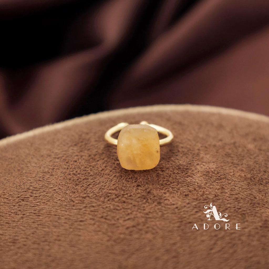 Mawar Raw Stone Ring