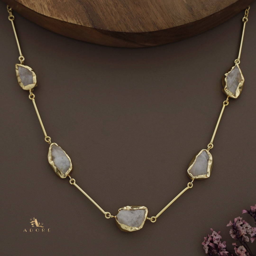 Nehal Raw Stone Short Neckpiece