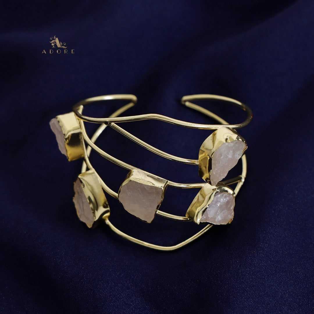 Golden 5 Raw Stone Bangle