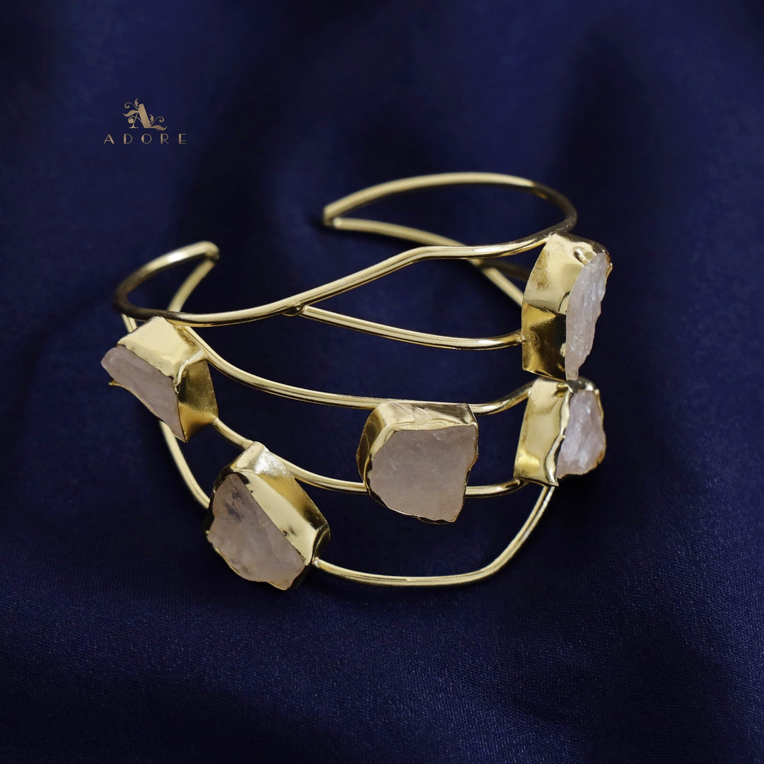 Golden 5 Raw Stone Bangle