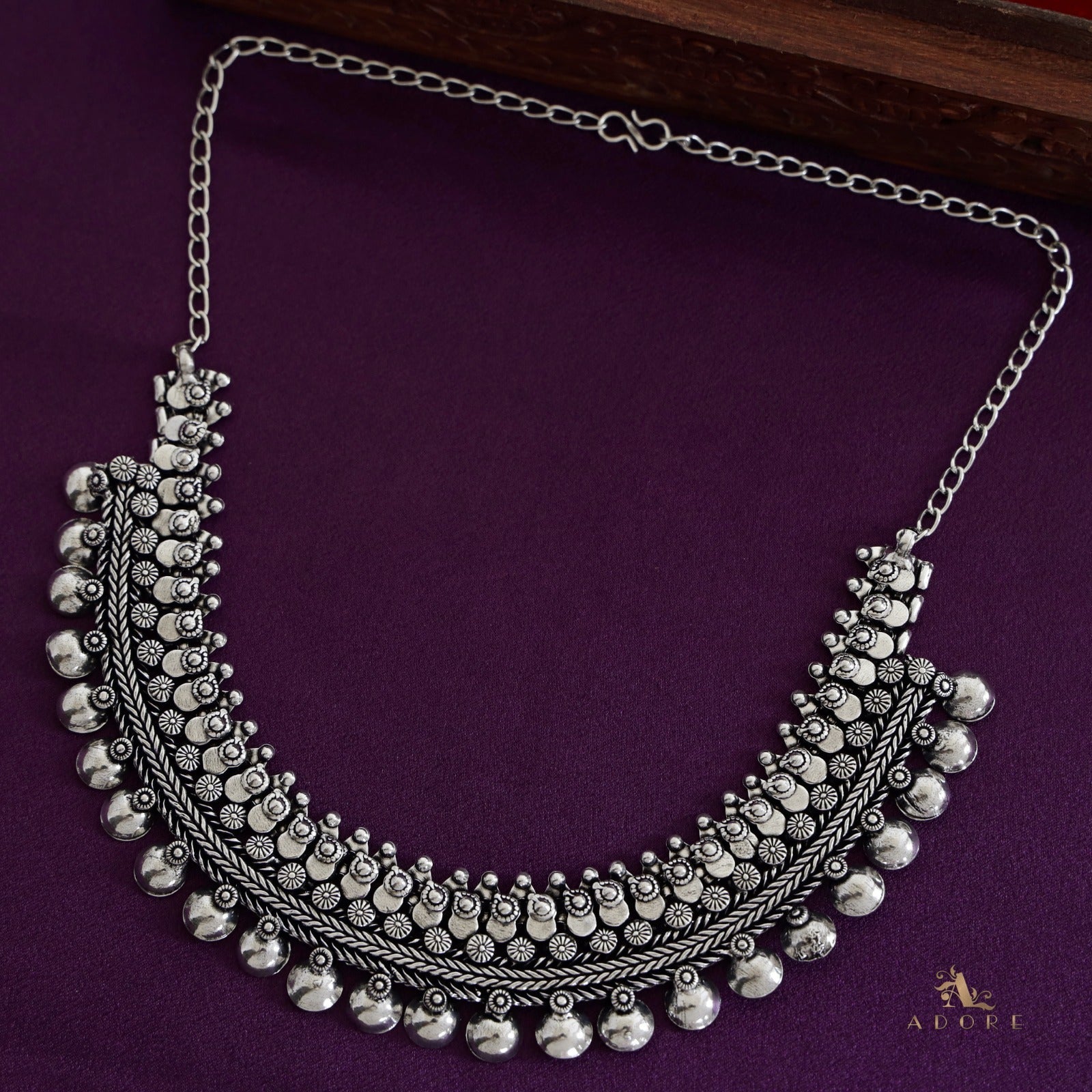 Latest Silver Oxidized Jewelry Ideas For Cotton Sarees/jewelry Ideas For  Office And college Wear - Yo… | Oxidised jewellery, Silver jewelry fashion, Saree  jewellery