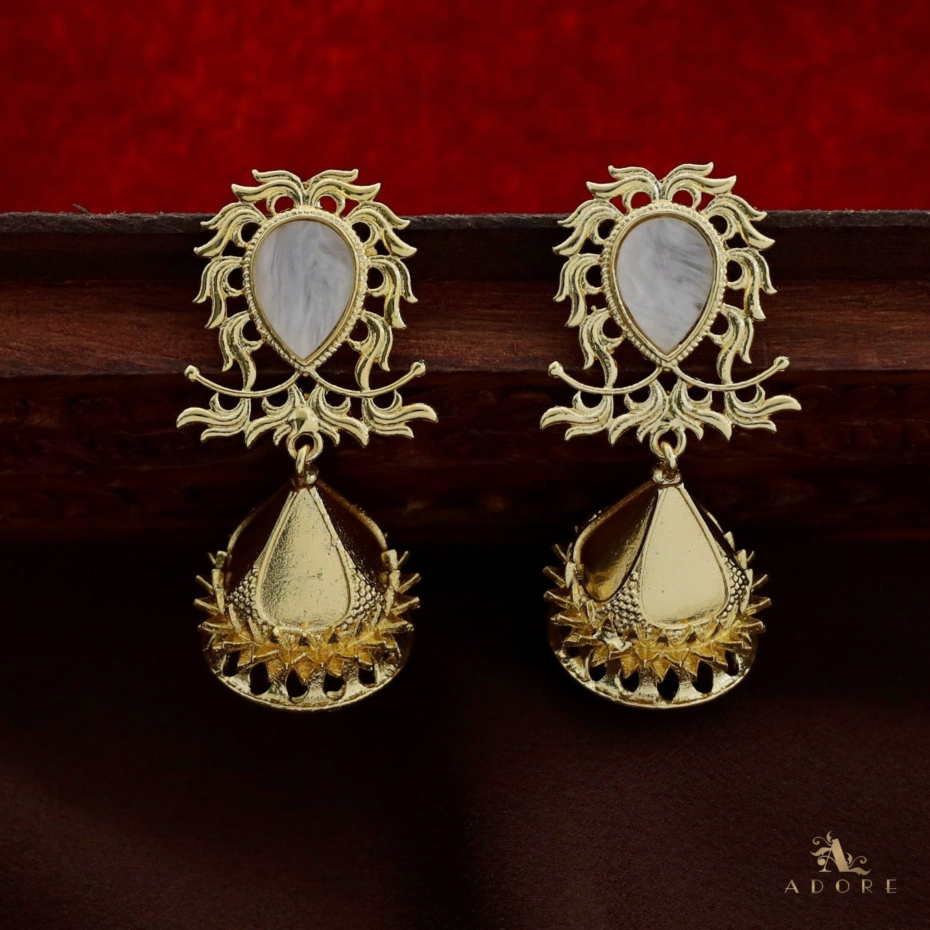 Gold jhumka new hot sale design 2018