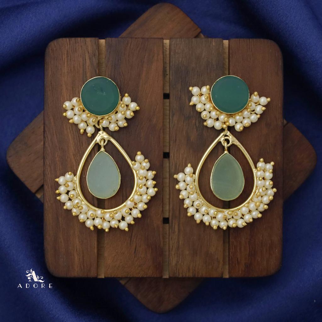 Adore - Raw Stone Angelic Earrings (Colour Options)