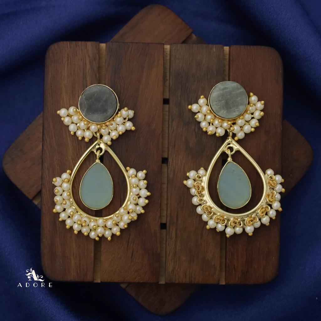 Adore - Raw Stone Angelic Earrings (Colour Options)