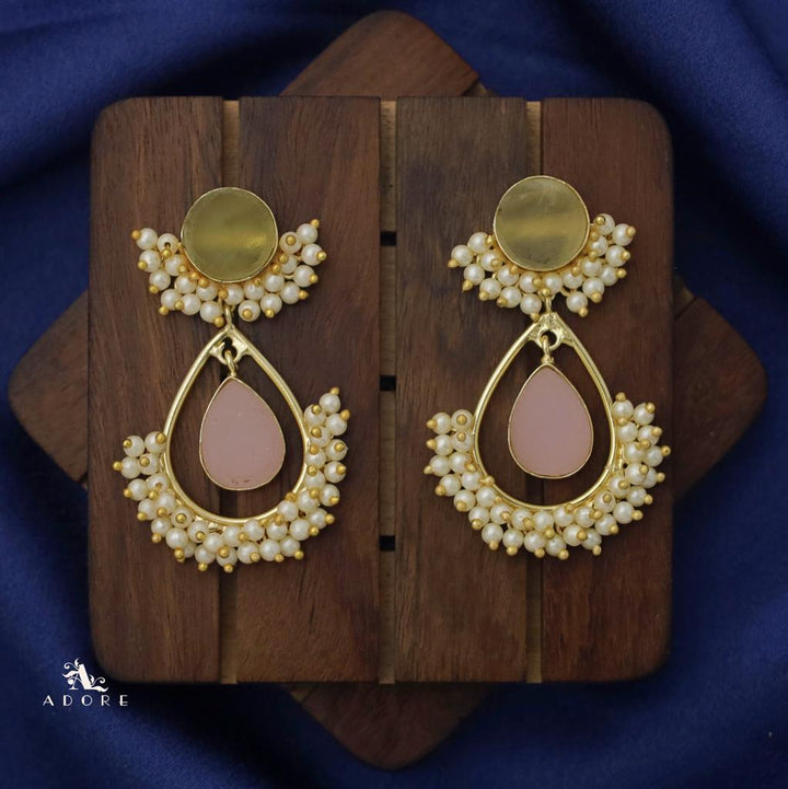 Adore - Raw Stone Angelic Earrings (Colour Options)