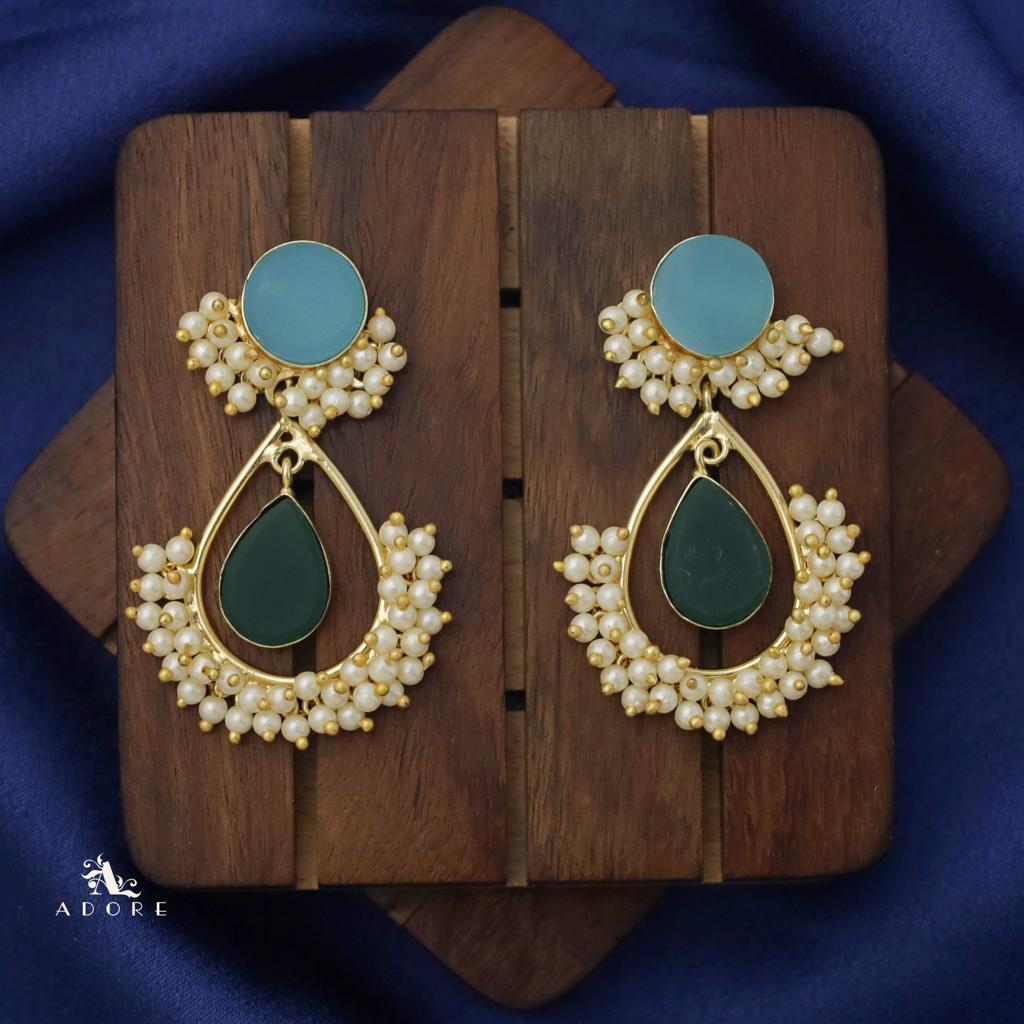 Adore - Raw Stone Angelic Earrings (Colour Options)