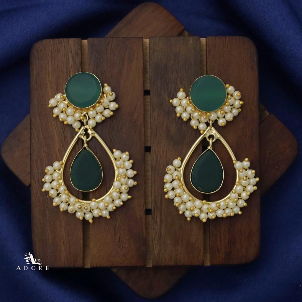 Adore - Raw Stone Angelic Earrings (Colour Options)