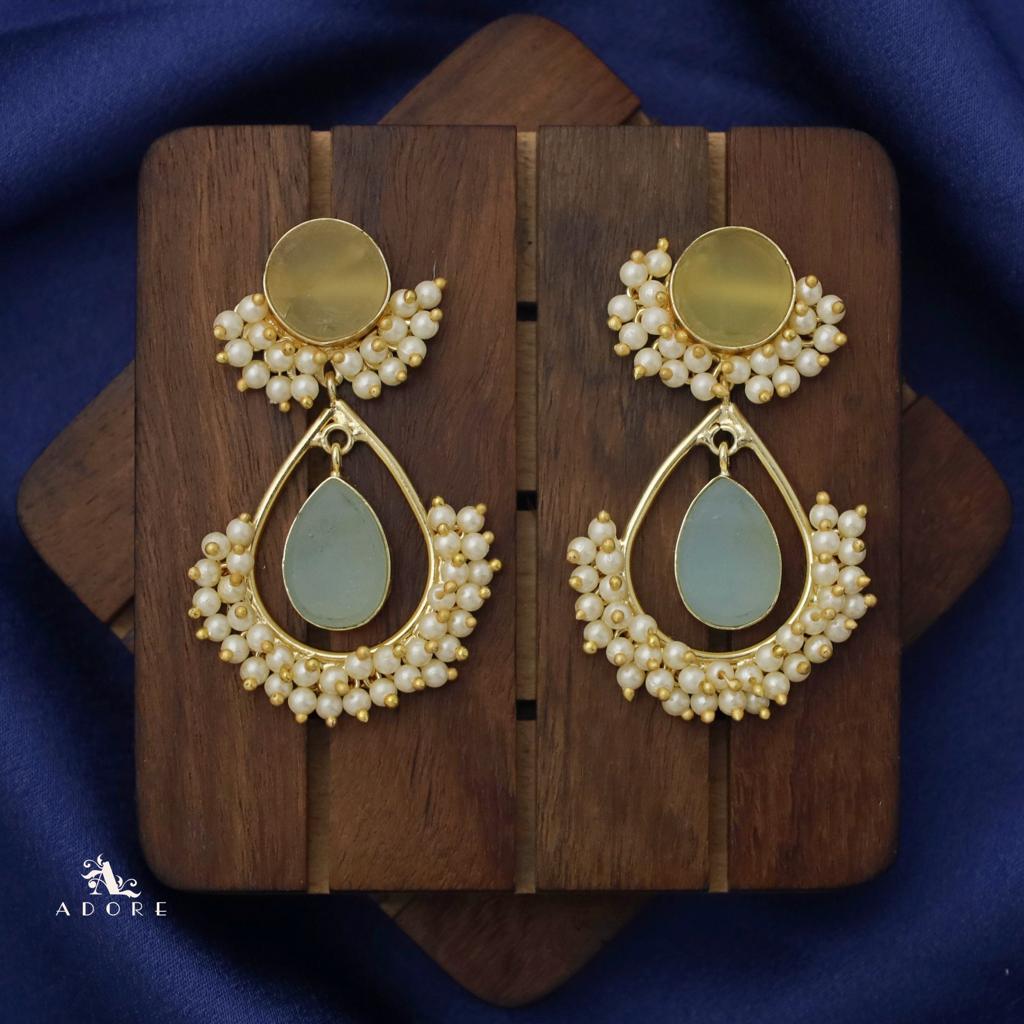 Adore - Raw Stone Angelic Earrings (Colour Options)