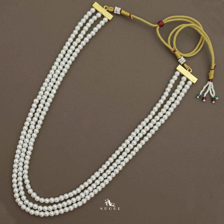 Aarabha 3 Layer Pearl Neckpiece