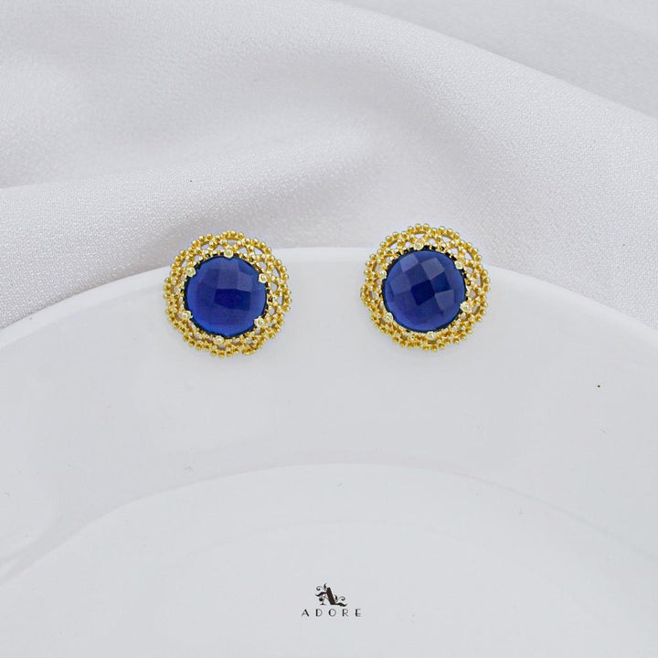 Glossy Round 6 Claw Bhami Earring