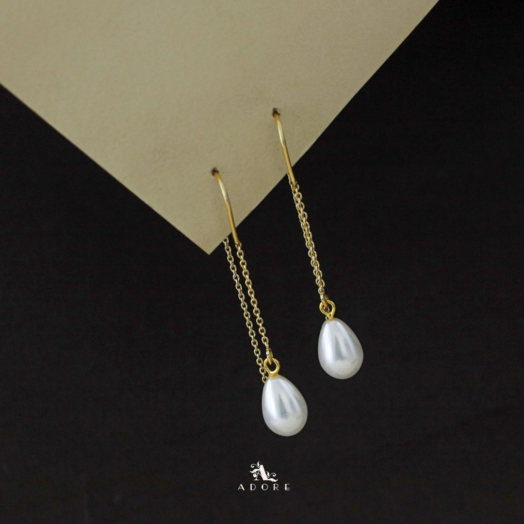 Pearl Lona Needle And Thread Earring