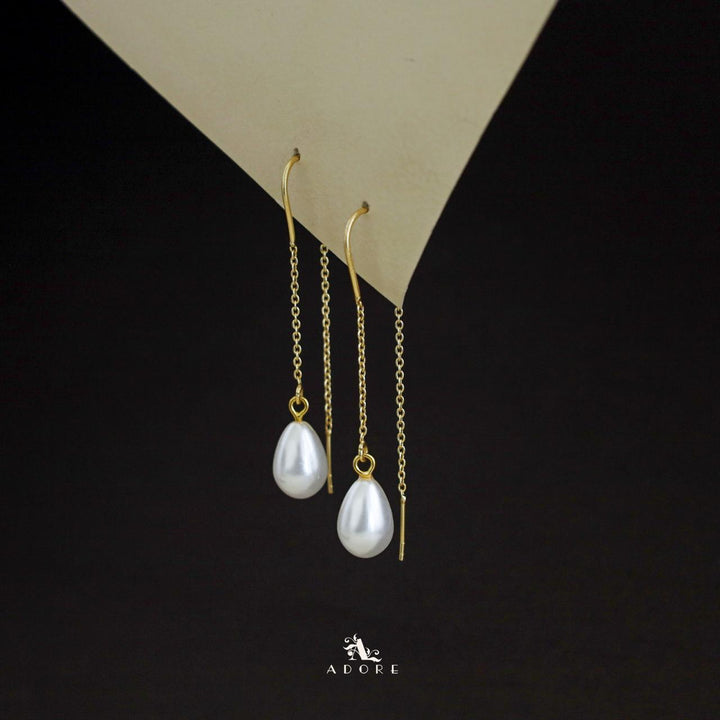 Pearl Lona Needle And Thread Earring