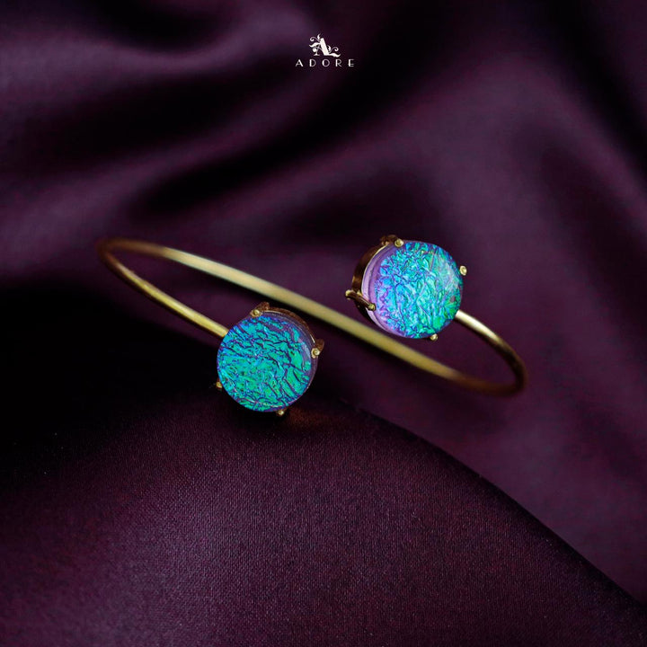 Hera Dual Glittery Stone Bangle