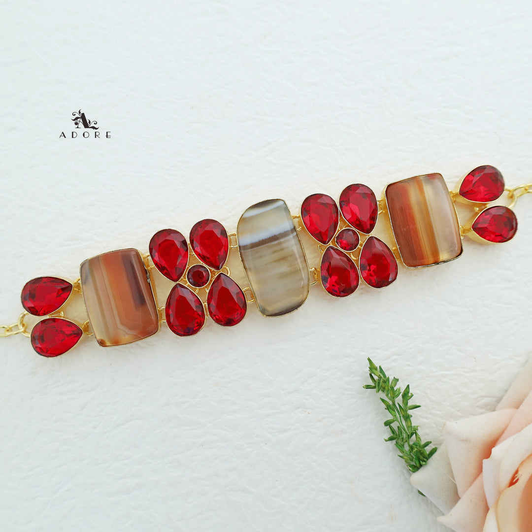 Elisha Glossy Stone Choker