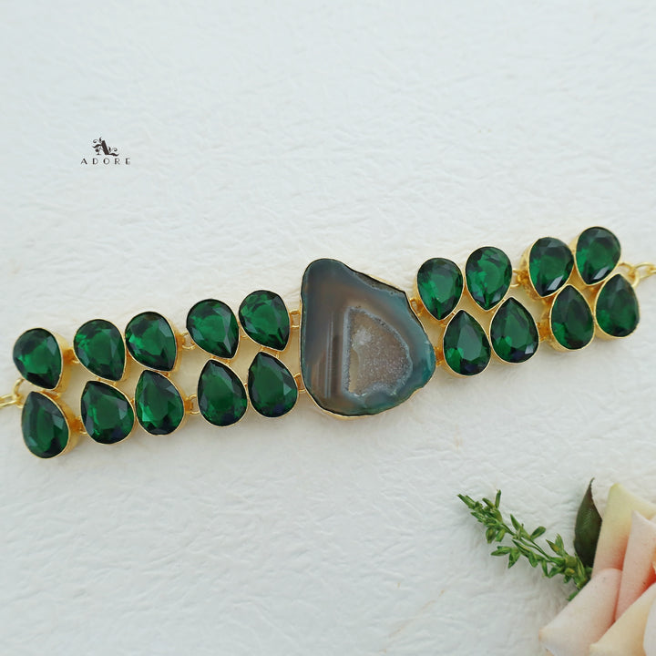 Benniyah Agate Stone + Glossy Choker