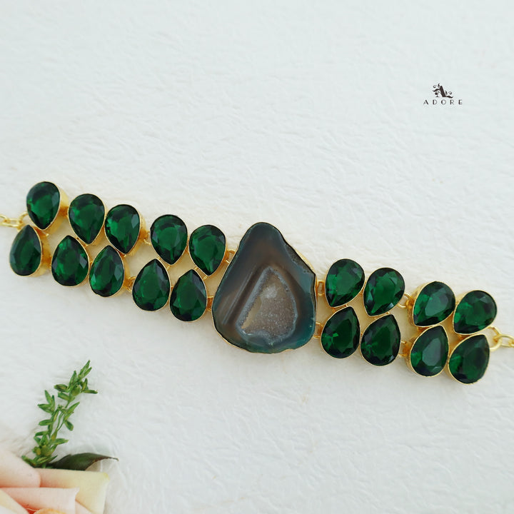 Benniyah Agate Stone + Glossy Choker