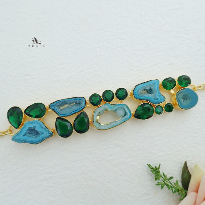 Apphia Agate + Glossy Stone Choker