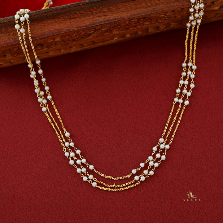 Tenille 3 Layer Pearl Neckpiece