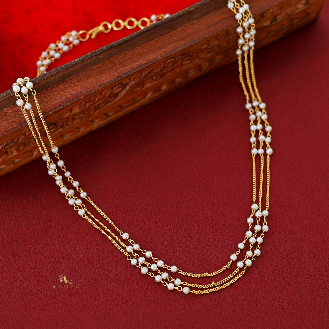 Tenille 3 Layer Pearl Neckpiece