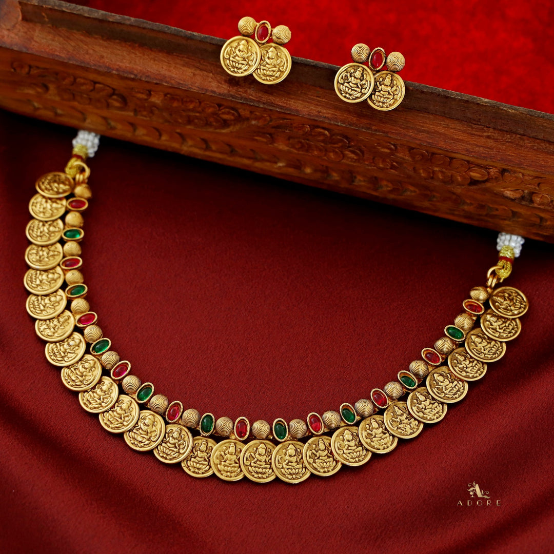 Padmamalini Kashi Lakshmi Neckpiece With Earring