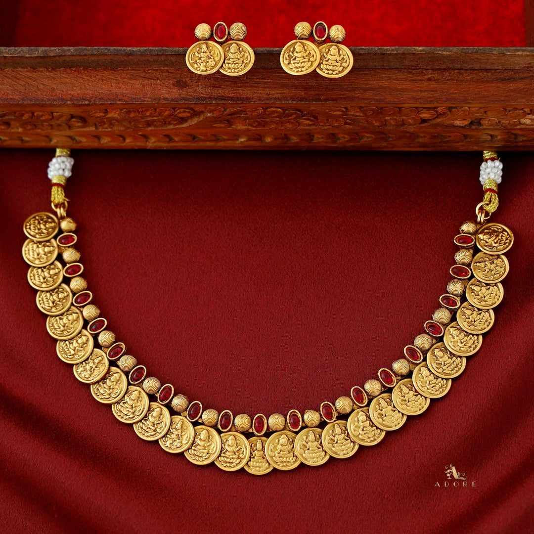 Padmamalini Kashi Lakshmi Neckpiece With Earring